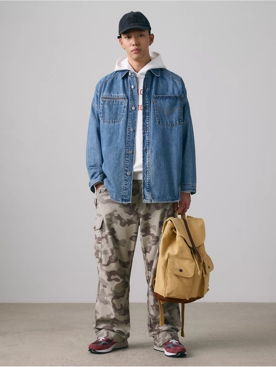 Levi's Other - Levi's Beige & Olive Camo Cargo Pants